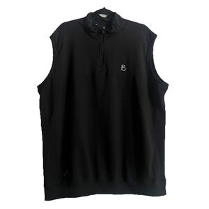 Adidas Golf‎ Men's Golf Quarter Zip Black Vest Size XL